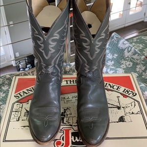 Justin Boots original box Vintage 1984 9.5 B